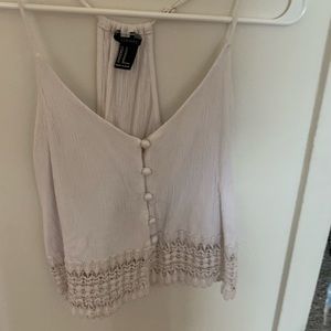 White crop top